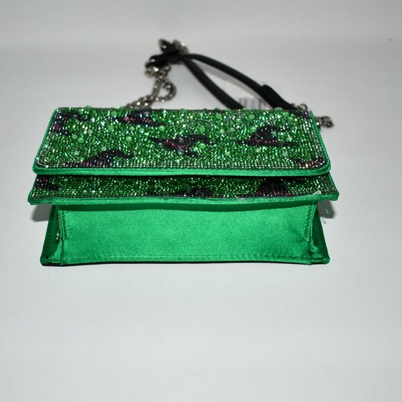 Betsey Johnson Hats Off Convertible Shoulder Bag in Green # BJ37855F NWT - Picture 7 of 7